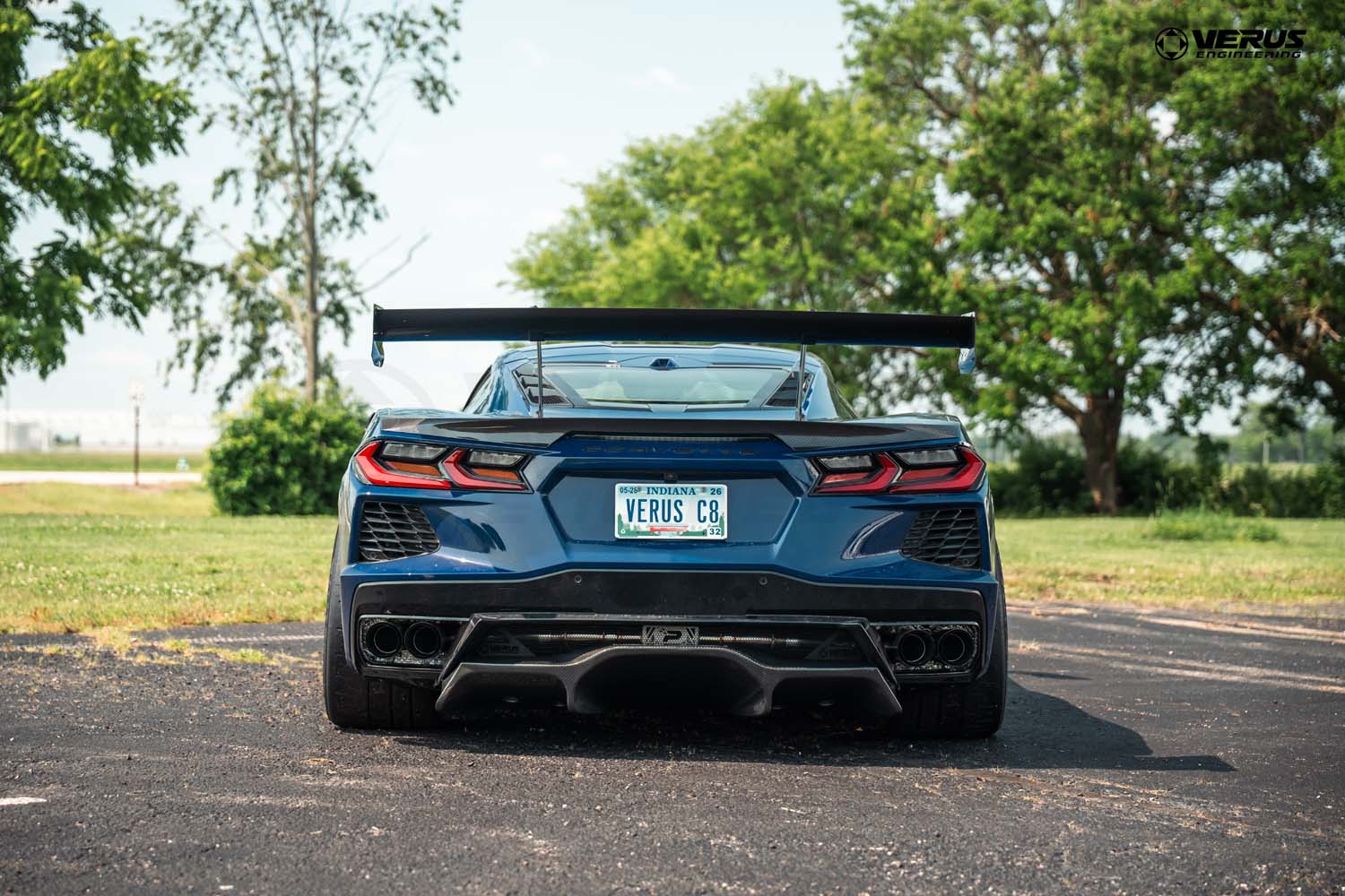 Verus C8 Stingray Carbon Rear Diffuser