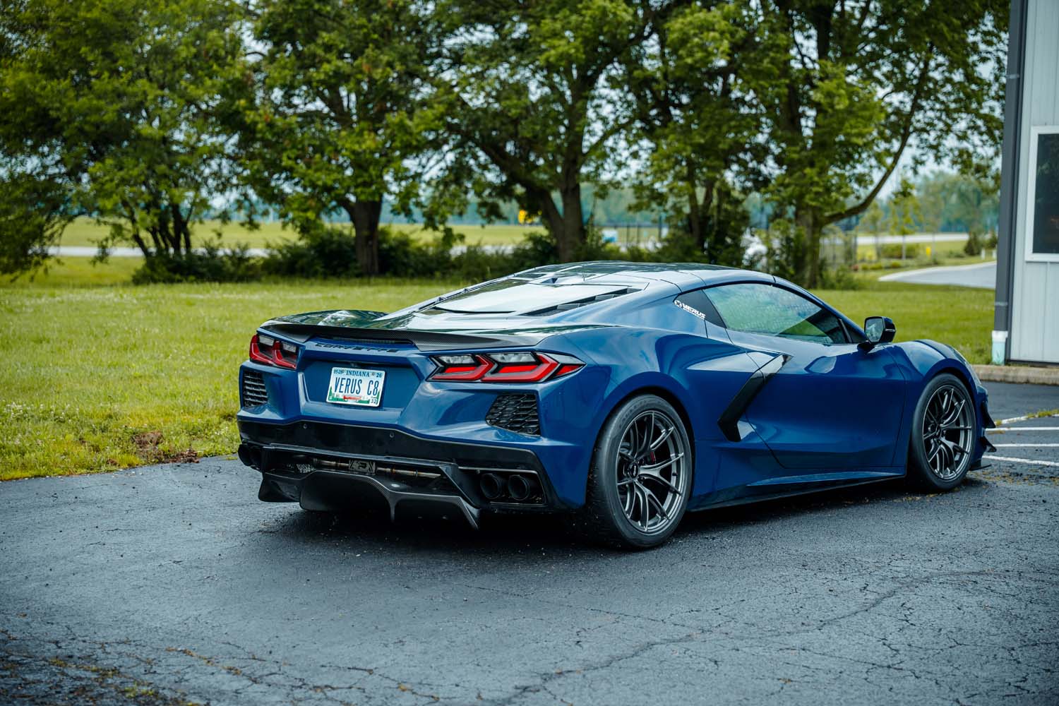 Verus C8 Stingray Carbon Ducktail Rear Spoiler