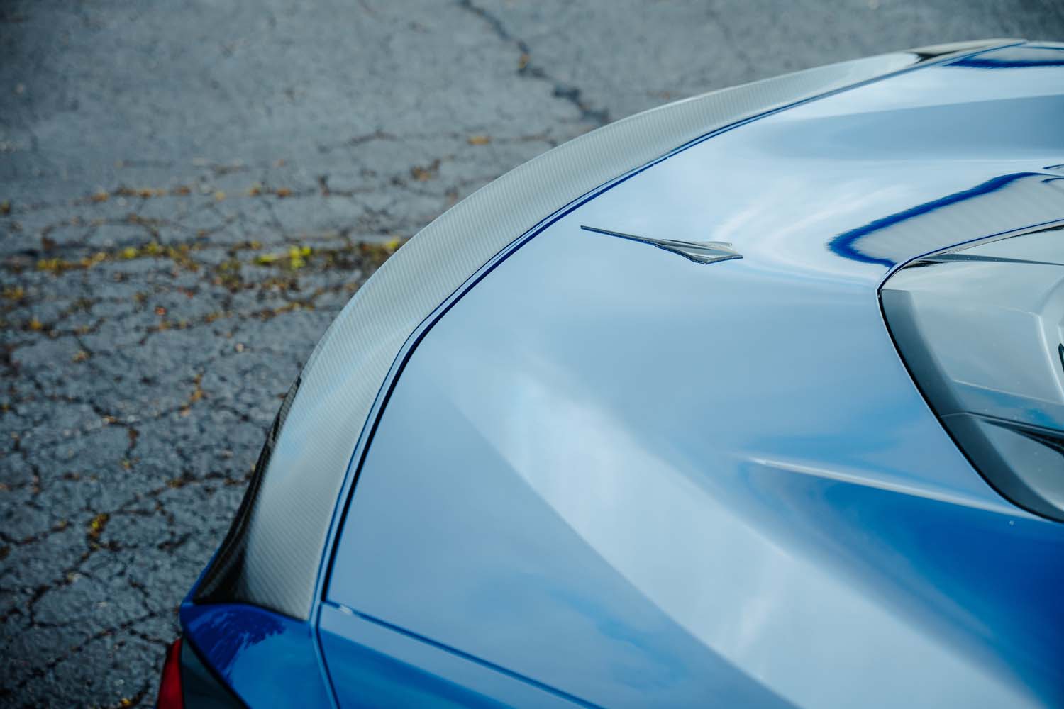 Verus C8 Stingray Carbon Ducktail Rear Spoiler