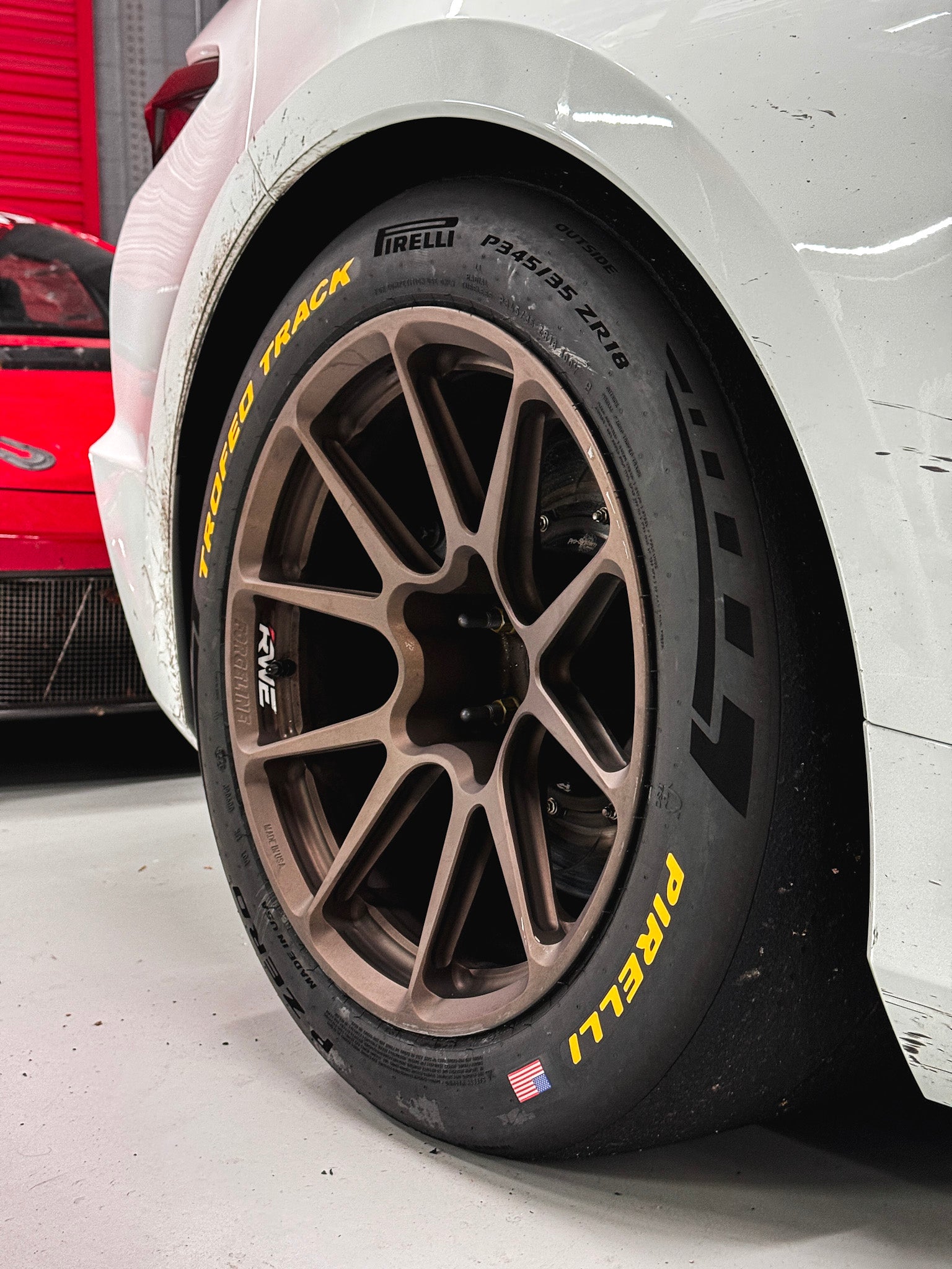 Forgeline GS1R C8 Z06 18" Wheel Set