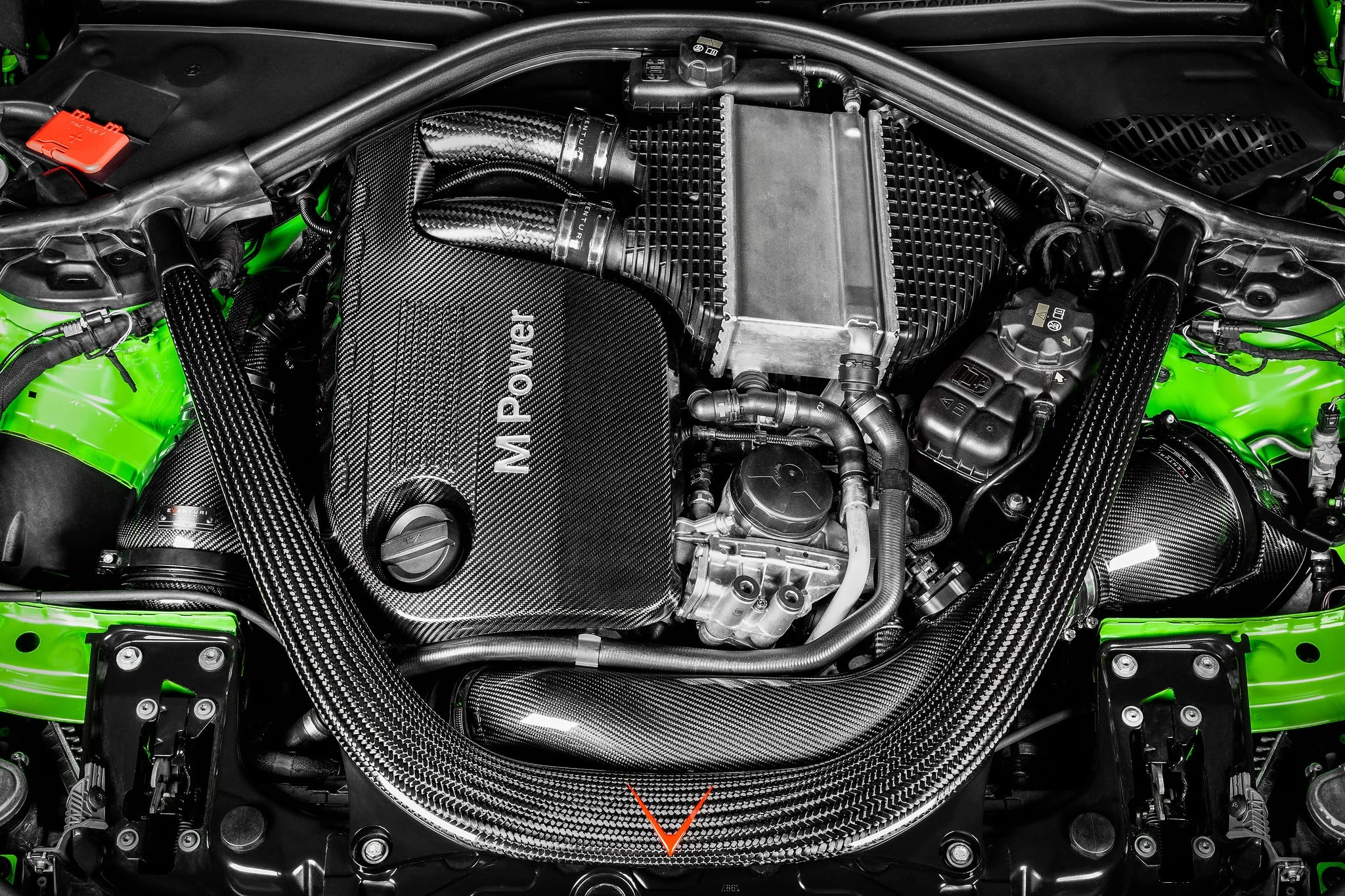 Eventuri F8X M2C/M3/M4 S55 Carbon Charge Pipe Set