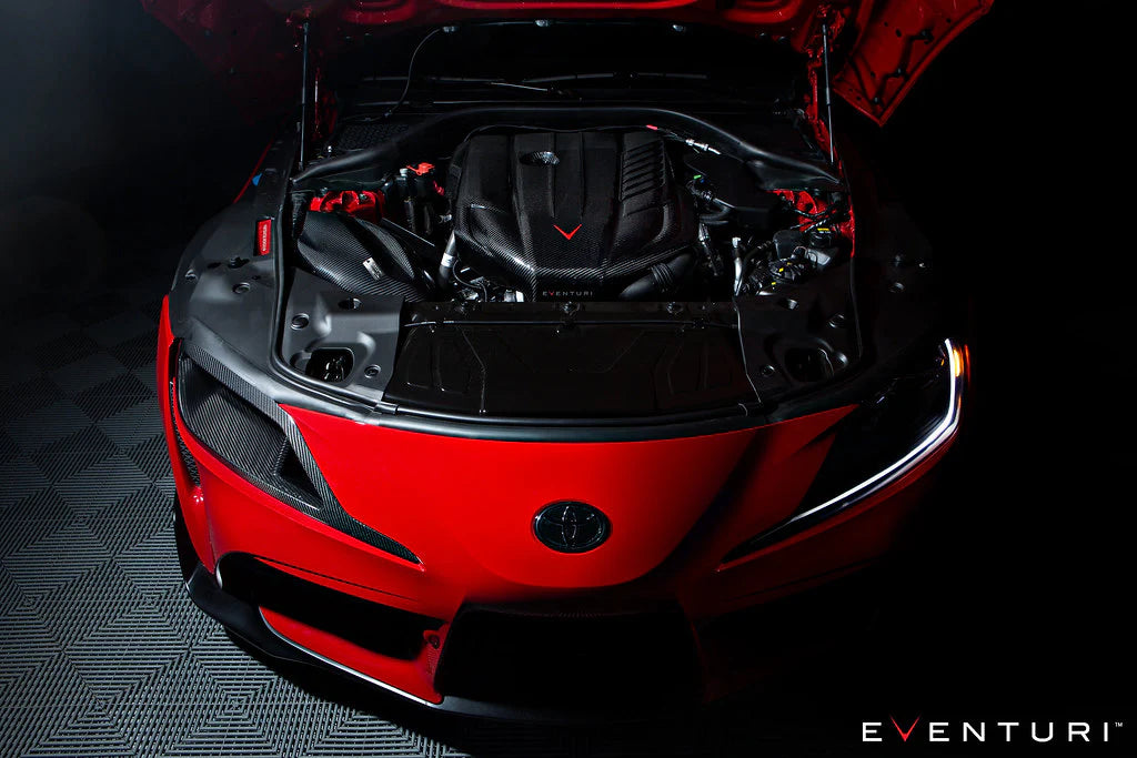 Eventuri A90 Supra Carbon Headlamp Race Duct