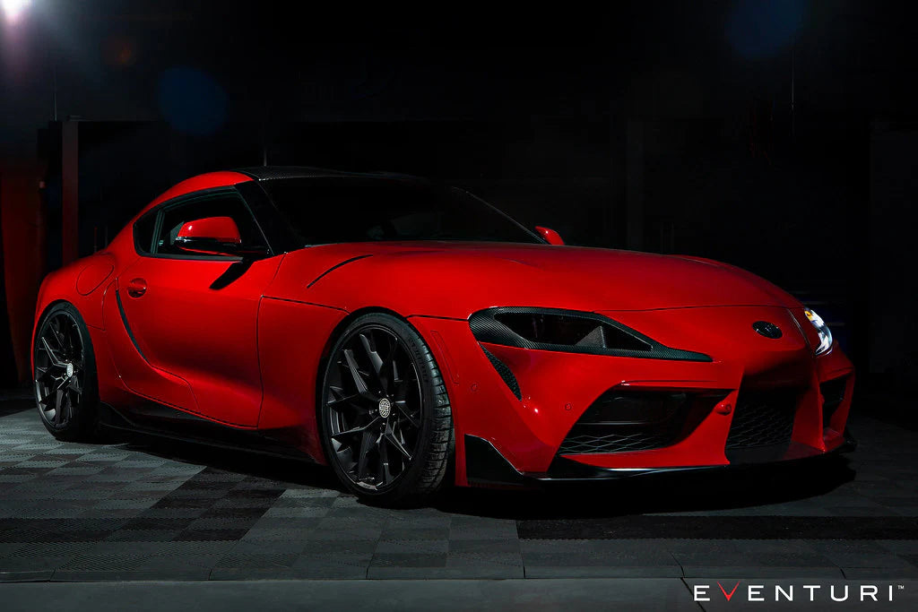 Eventuri A90 Supra Carbon Headlamp Race Duct