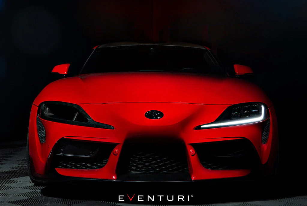 Eventuri A90 Supra Carbon Headlamp Race Duct
