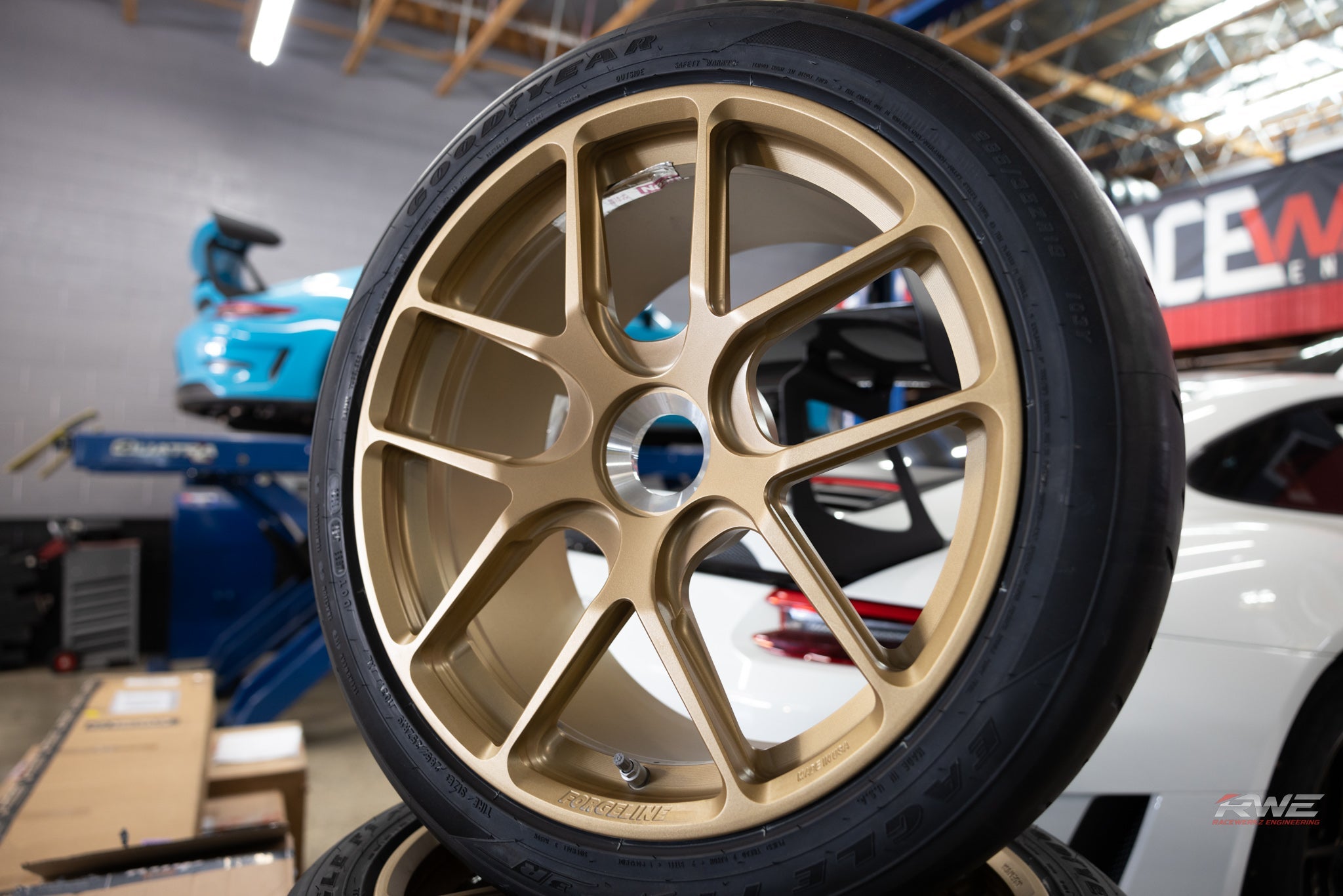 Forgeline "RWE Spec" 19" VX1R Porsche 992 GT3 Wheel Set