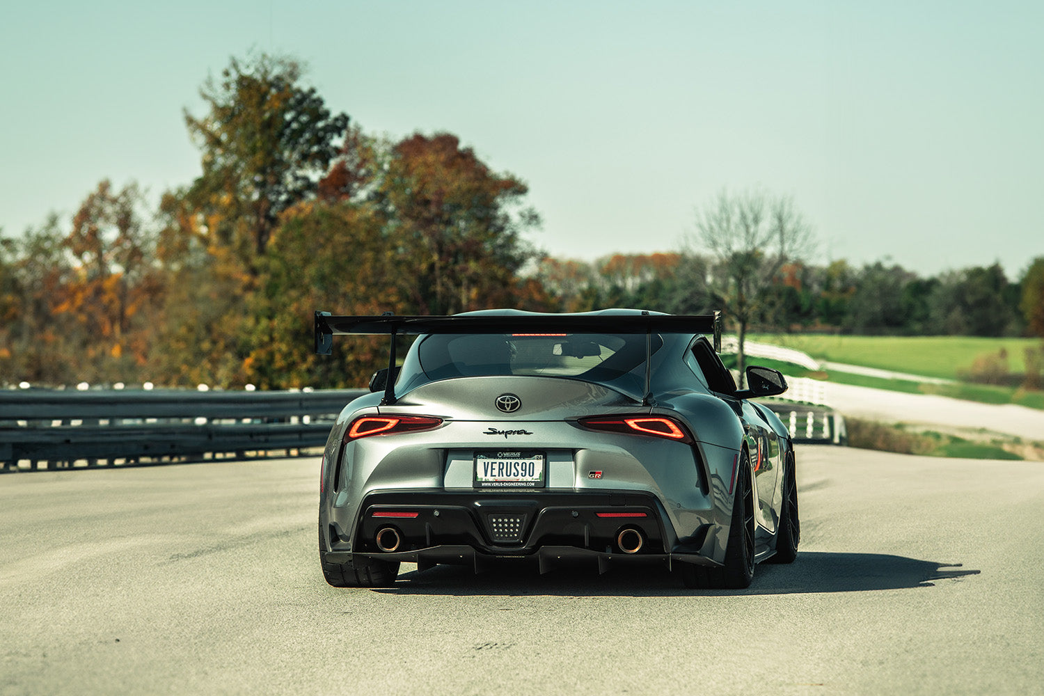 Verus A90 Supra Swan Neck V1X Rear Wing Kit