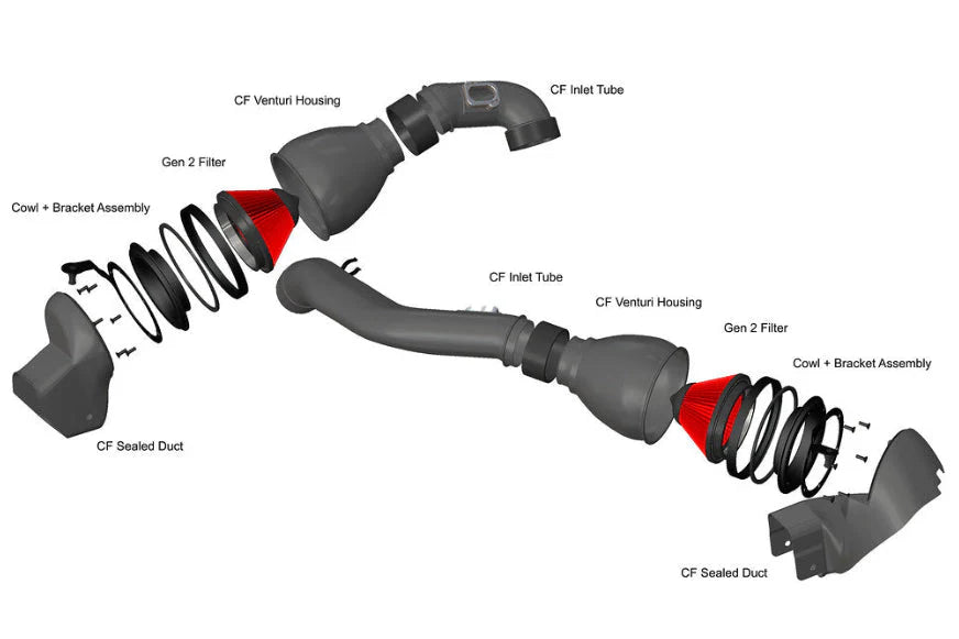 Eventuri F87 M2 Comp/M2 CS S55 Carbon Intake