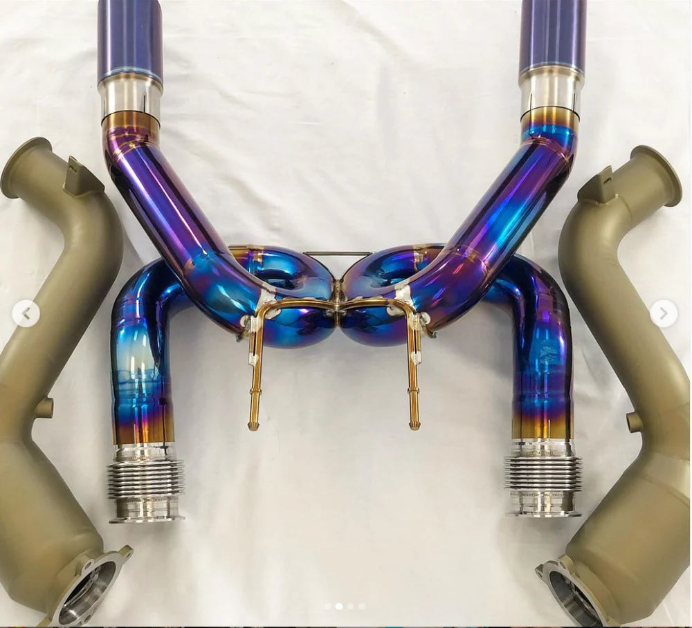Unobtanium 720S Titanium Cat Back X-Pipe Exhaust