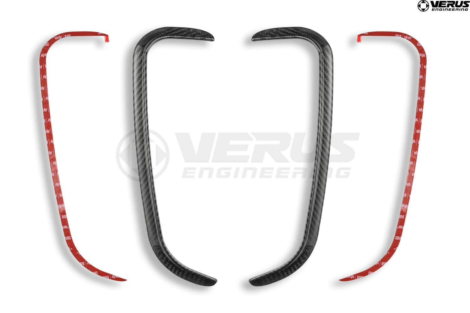 Verus Carbon Radiator Duct Gurney - 992 GT3