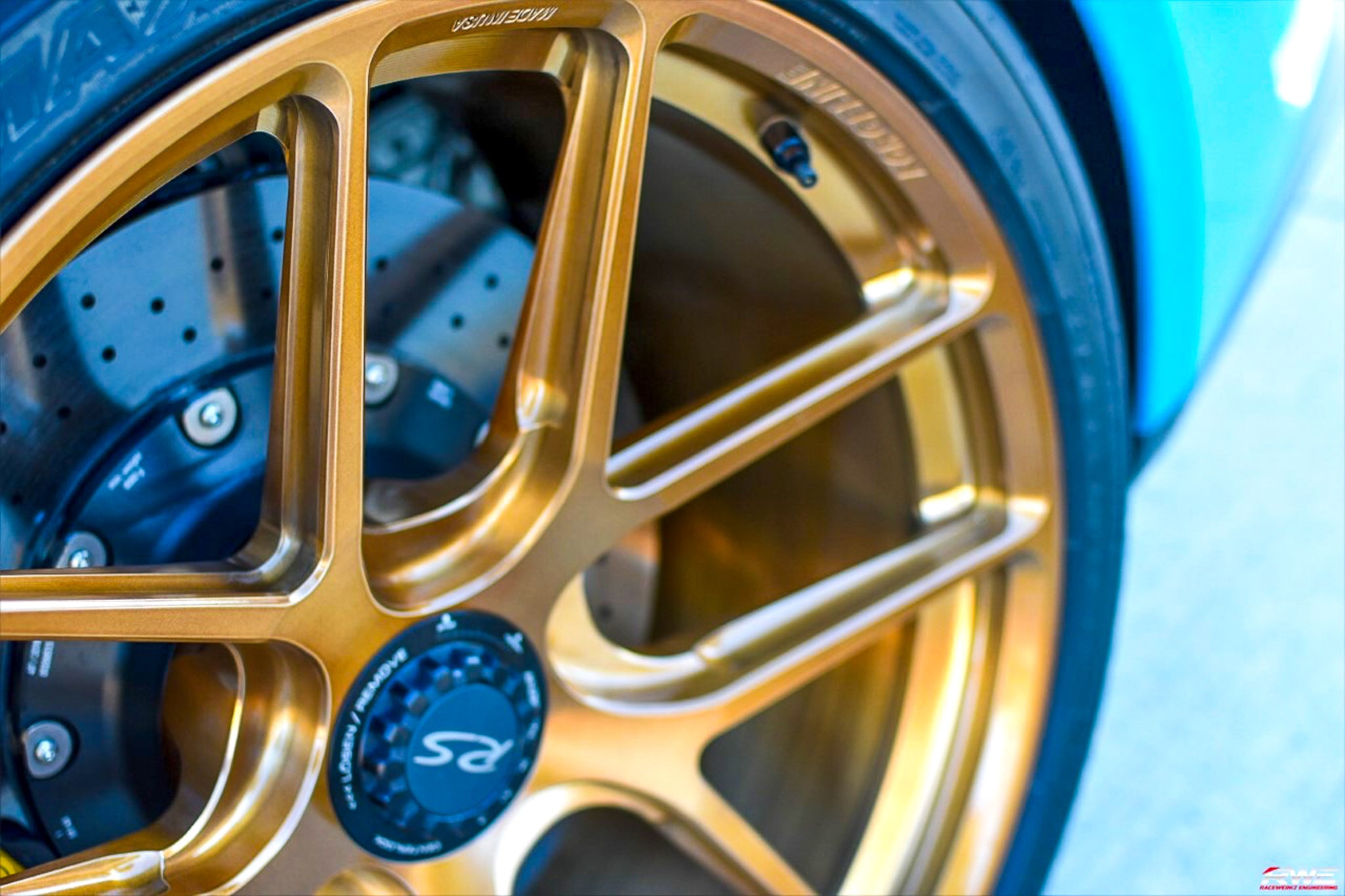 Forgeline "RWE Spec" 19" VX1R Porsche 991 GT3RS and GT2RS Wheel Set