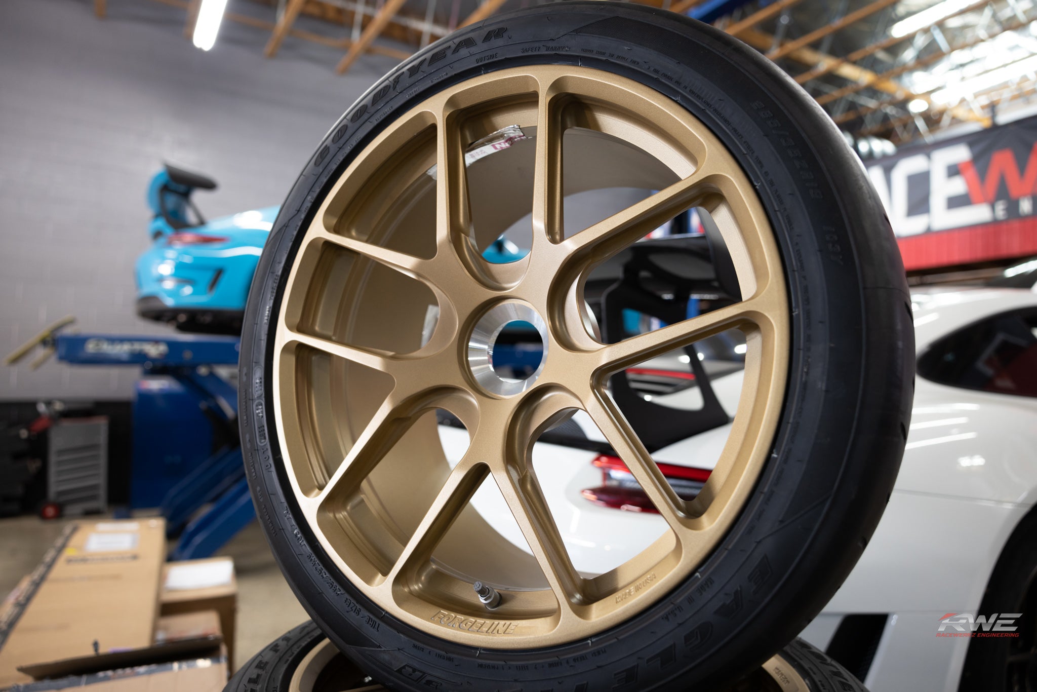 Forgeline "RWE Spec" 19" VX1R Porsche 991 GT3RS and GT2RS Wheel Set