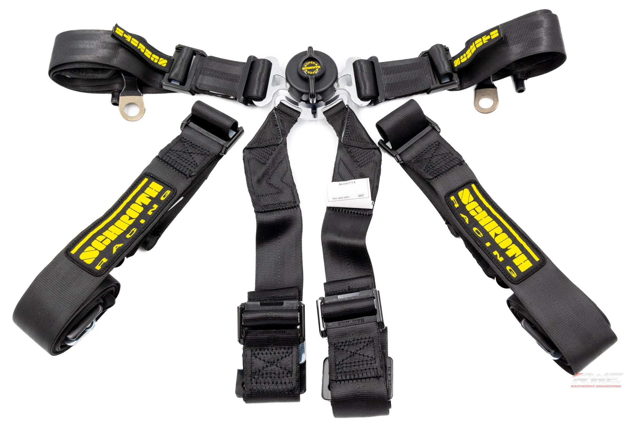 Schroth Profi 2x2 6 Point Porsche GT4/GT3/RS Harness (OE Carbon Buckets)