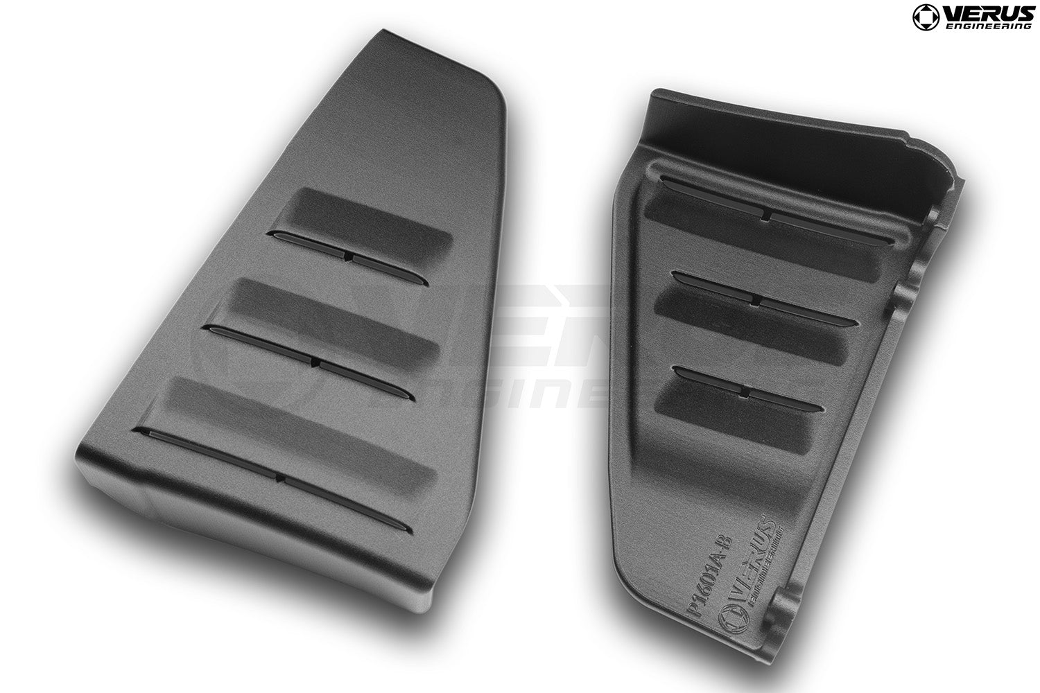 fendart モデレート Verus C8 Front Splitter Endplates | RWE