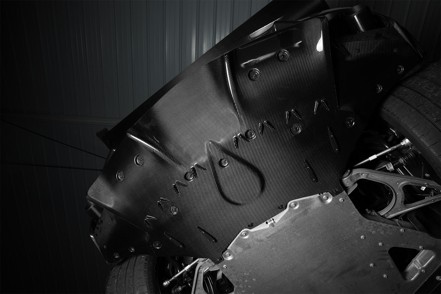 Verus C8 Stingray Carbon Rear Diffuser