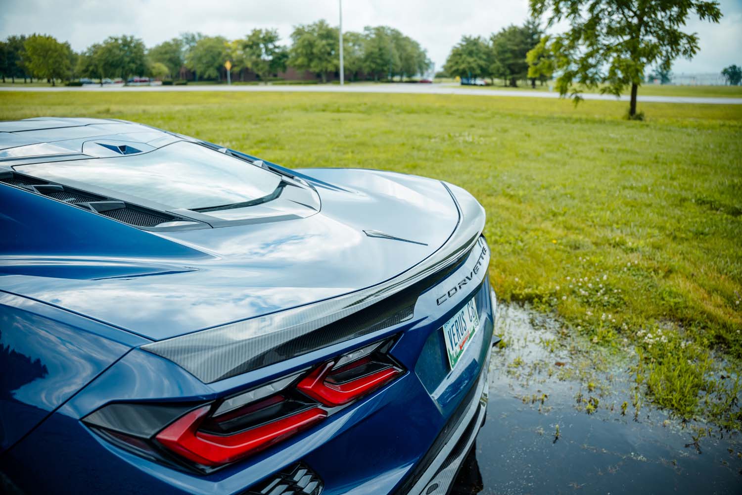 Verus C8 Stingray Carbon Ducktail Rear Spoiler