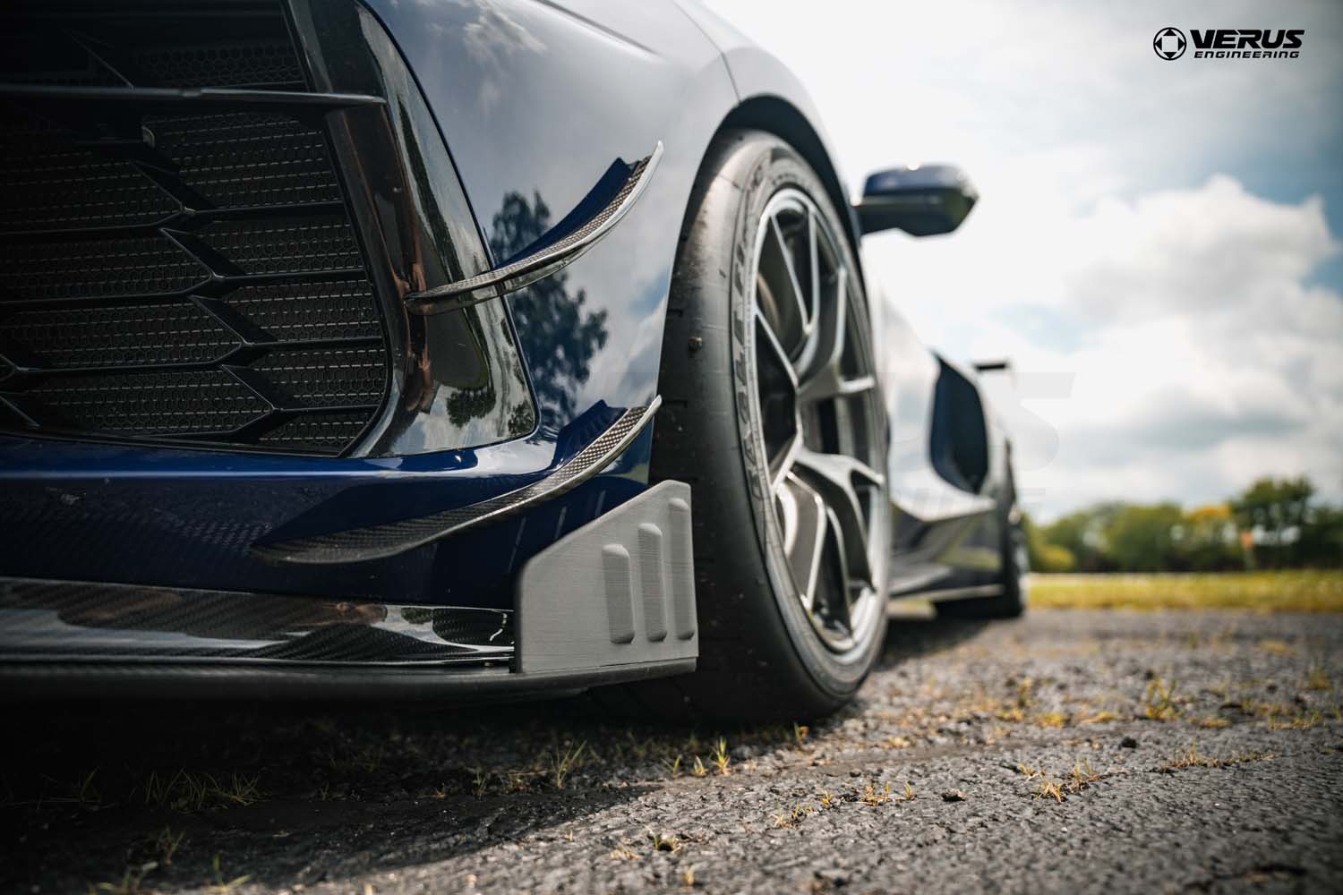 Verus C8 Stingray Front Splitter Endplates