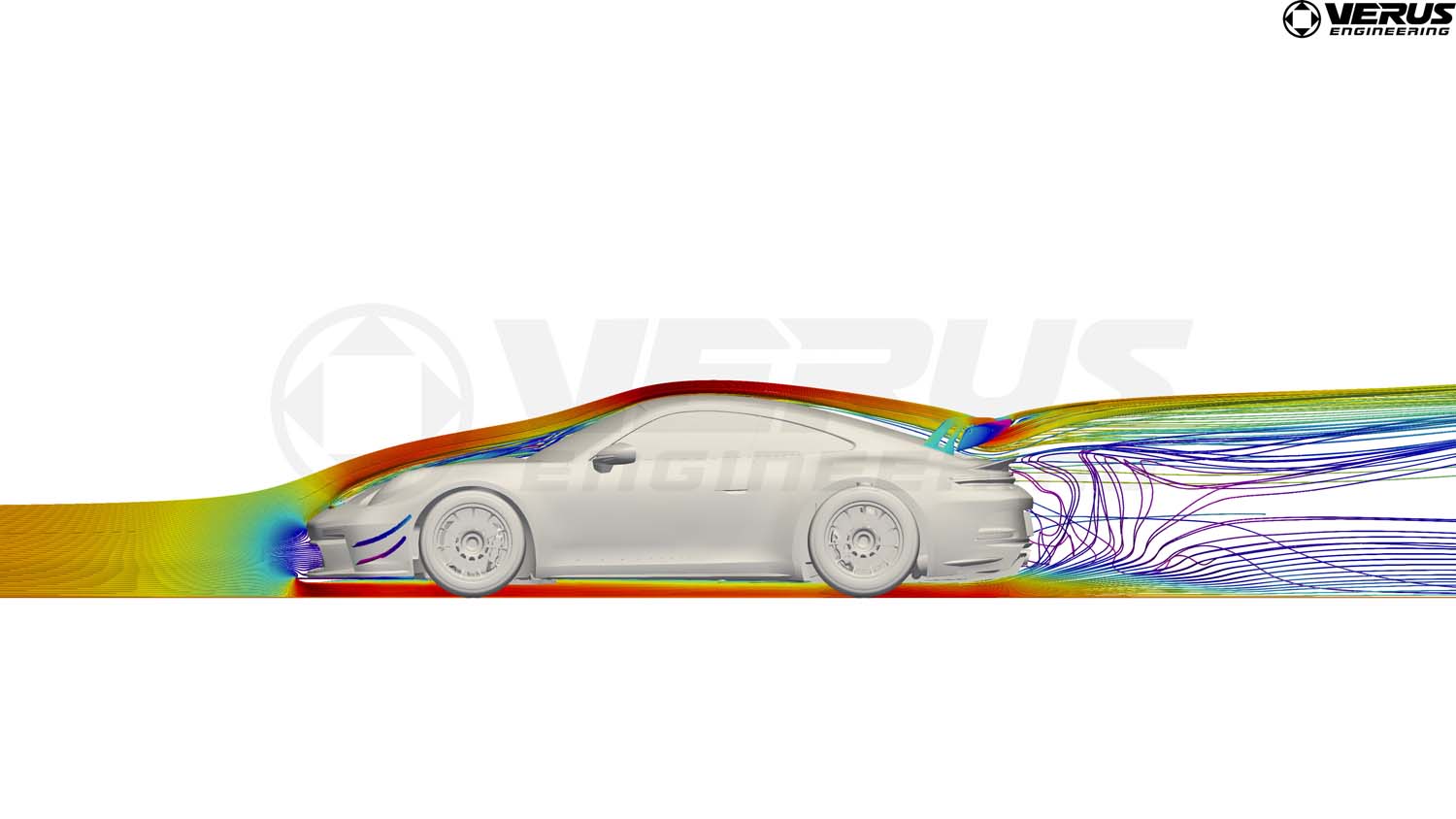 Verus 992 GT3 Increased AOA Kit for OEM Wing