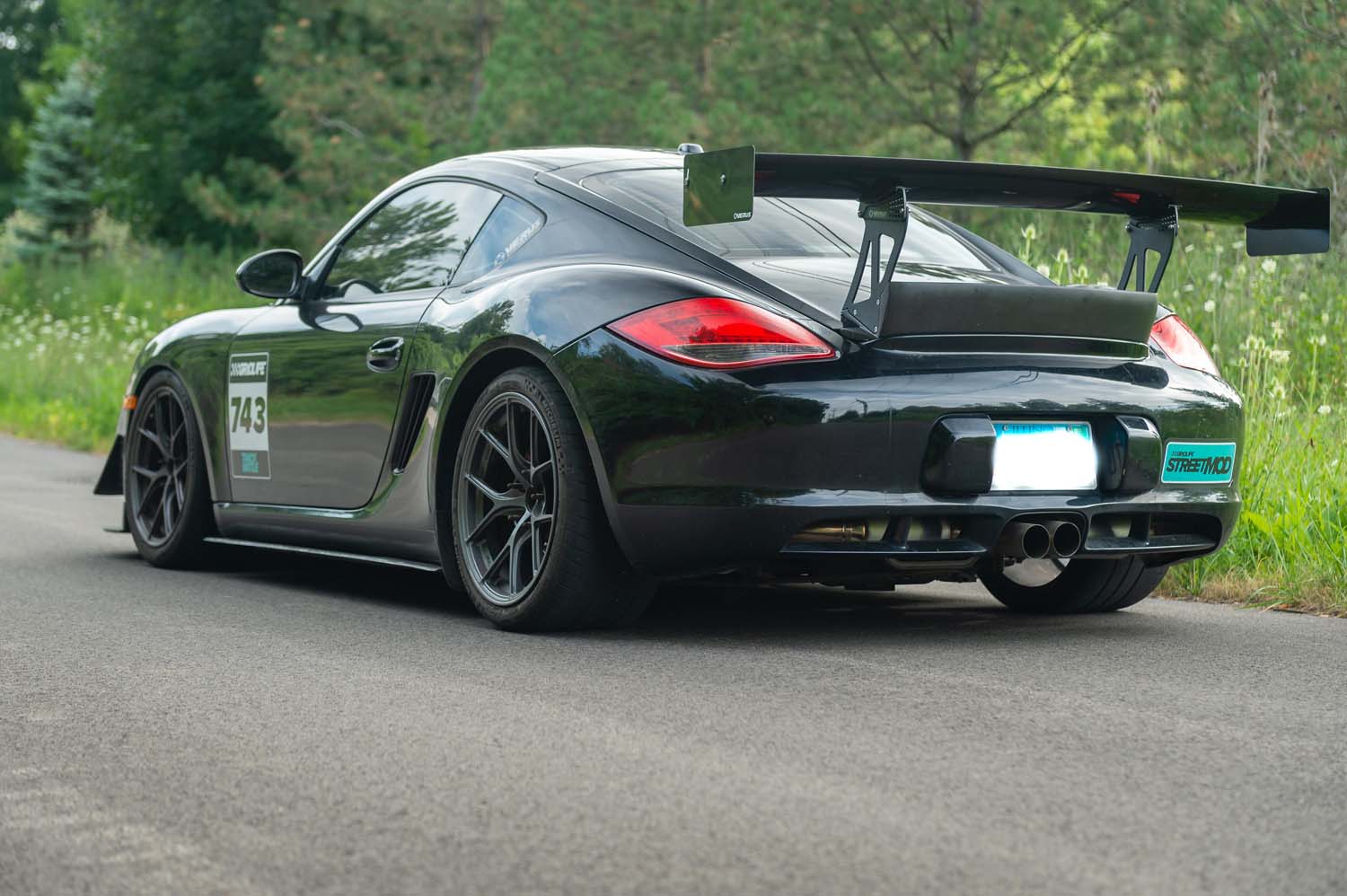 Verus 987 Cayman UCW Rear Wing Kit