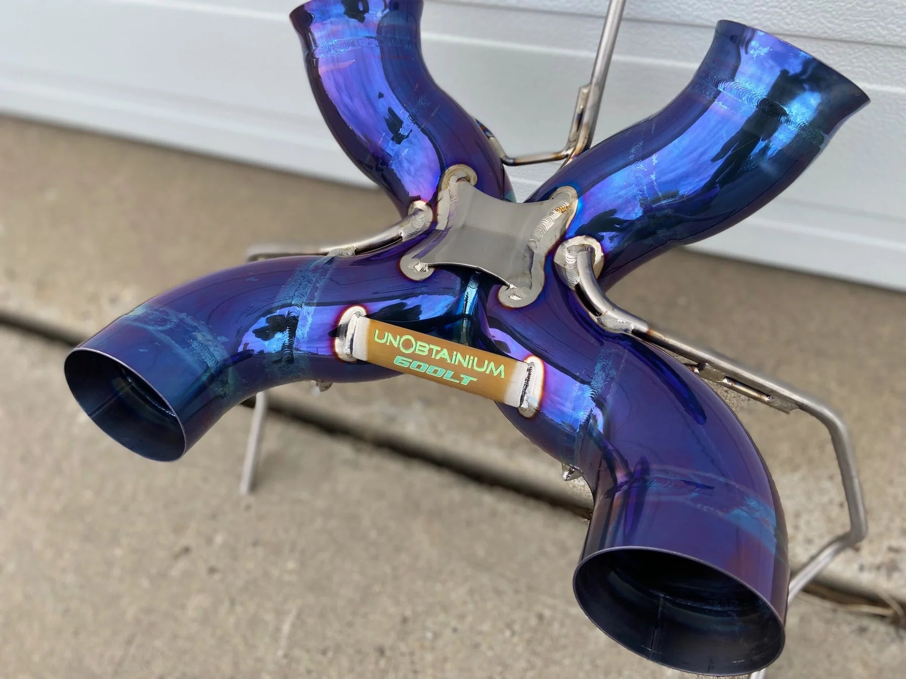 Unobtanium 600LT Titanium Cat Back X-Pipe Exhaust