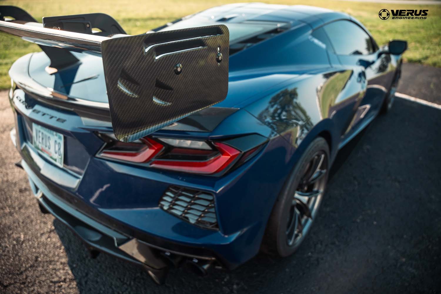Verus C8/Z06 Swan Neck V1X Rear Wing Kit | RWE