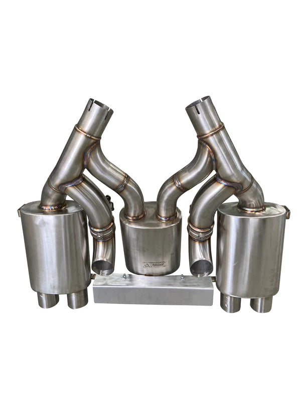 Active Autowerke F8X M3 & M4 Maad Maxx Rear Exhaust - 3 Can Valved