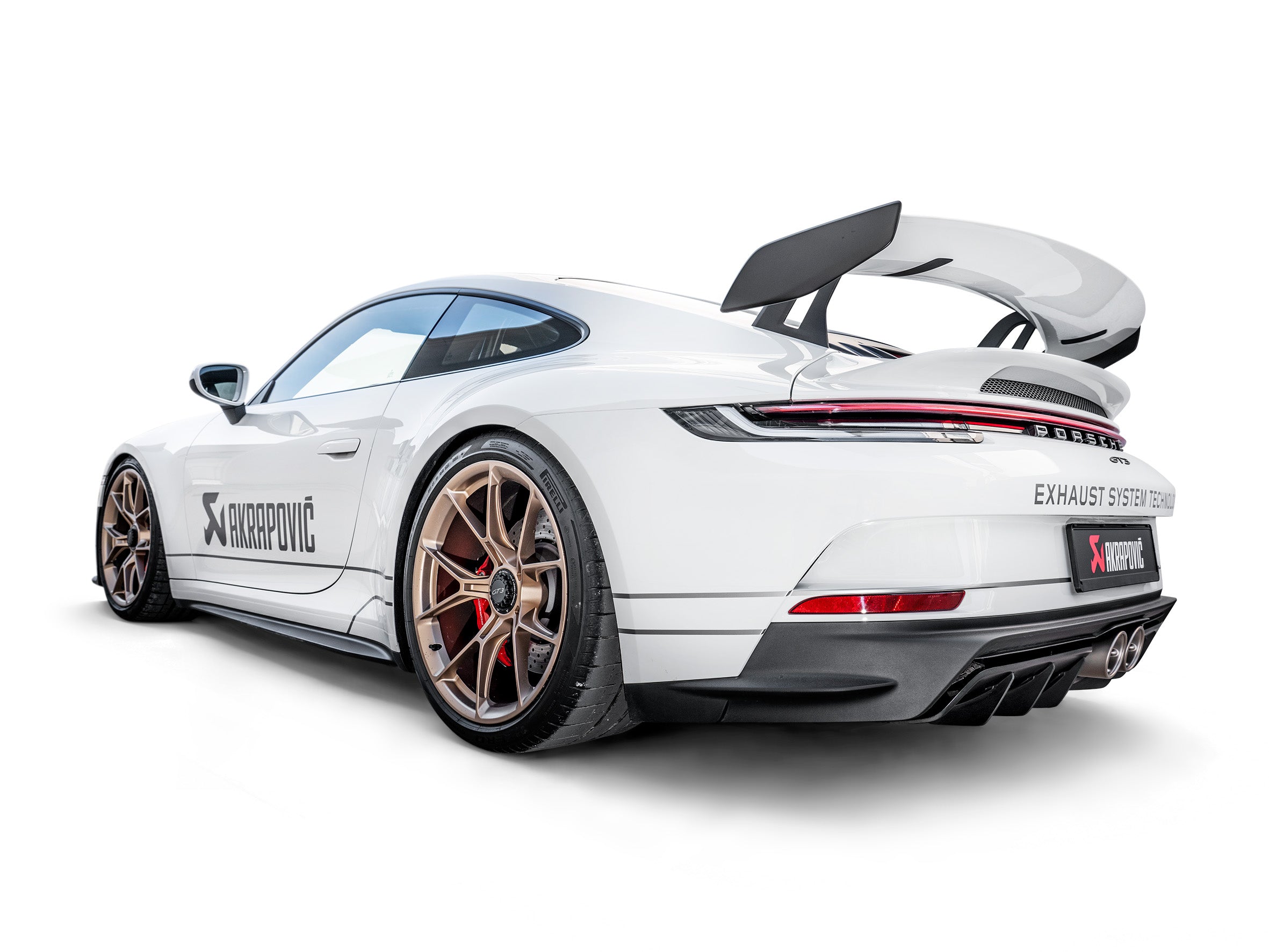 Akrapovic 992 GT3 Slip-On Race Center Exhaust