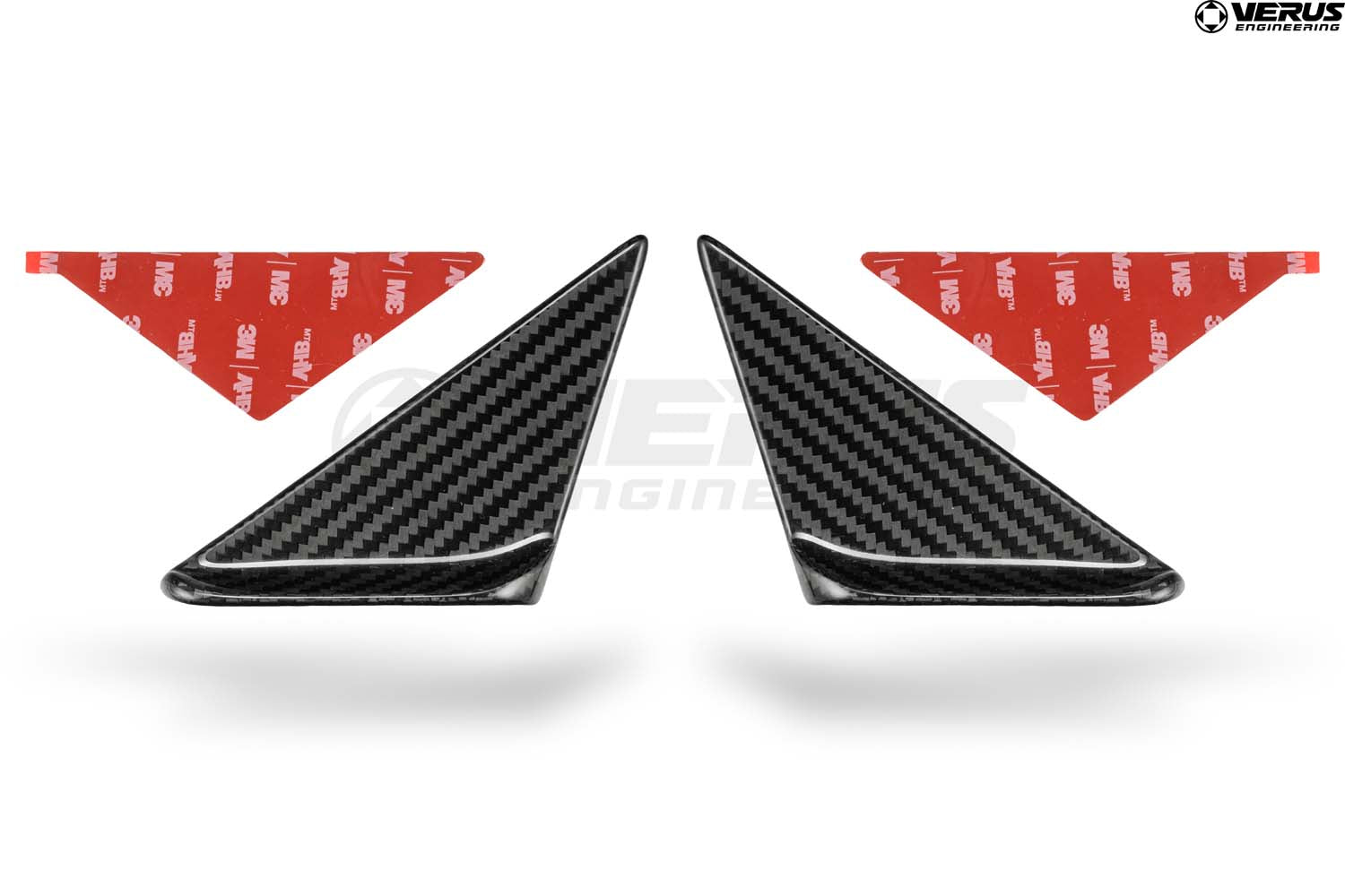 Verus Carbon Anti-Buffeting Wind Deflectors - 992 GT3 / RS