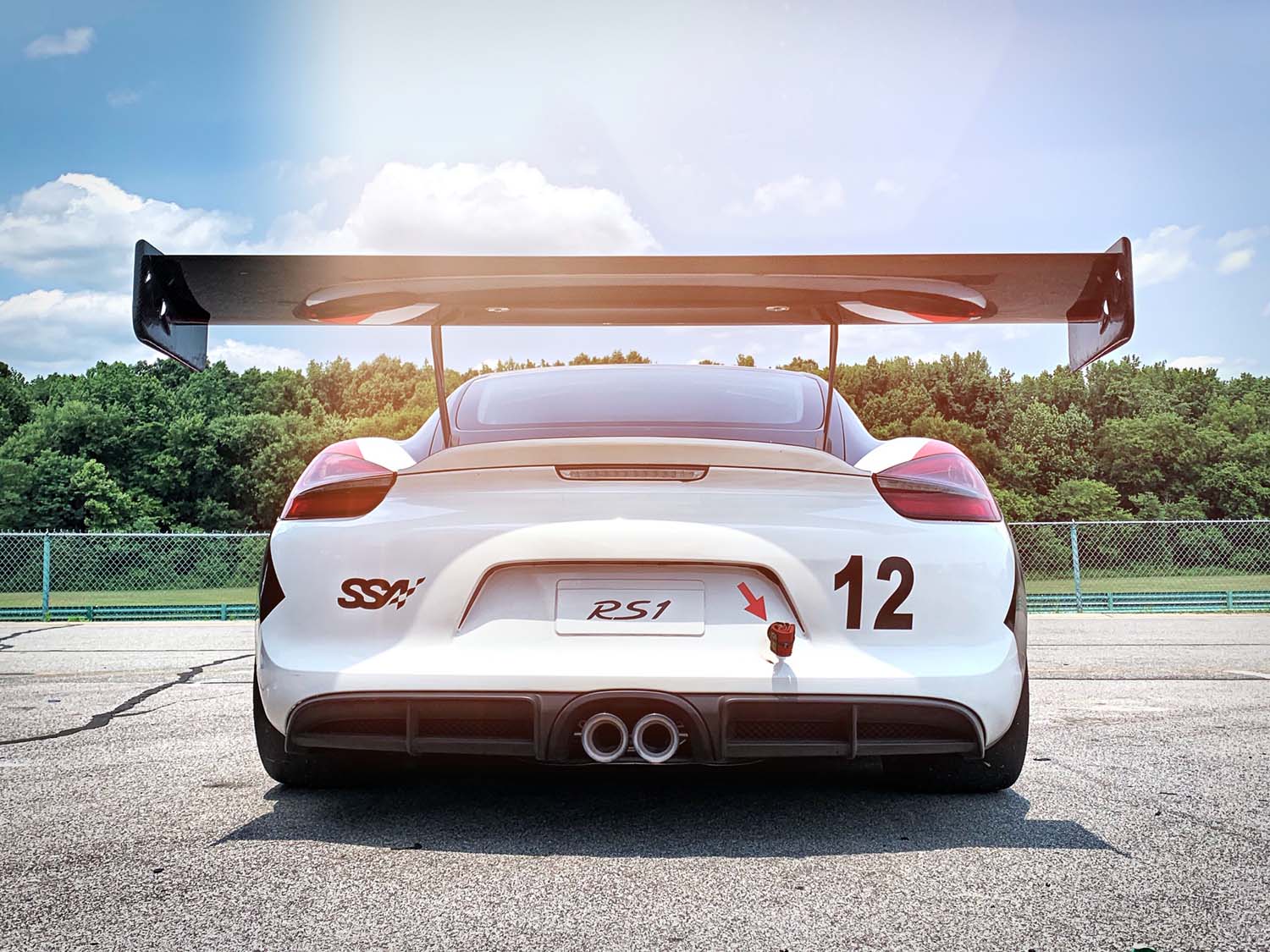 Verus Carbon V1X Rear Wing Kit - 981 / 718 GT4
